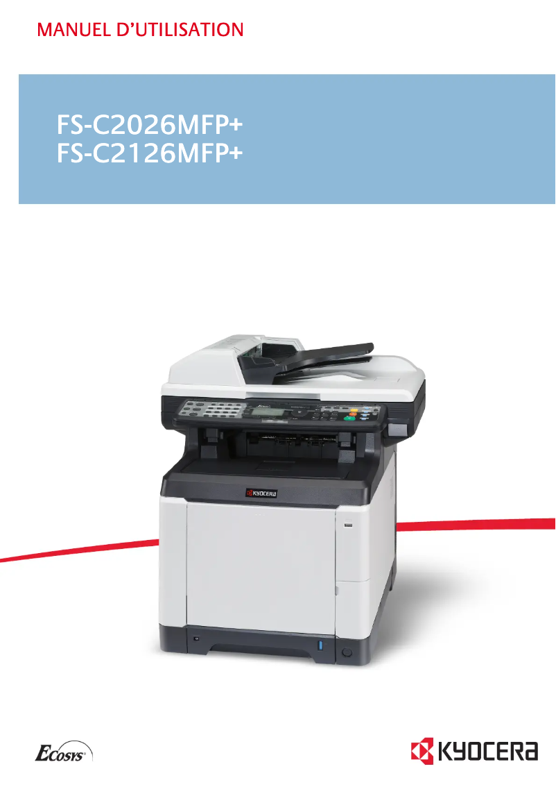 Página 1 del manual Manual de usuario Kyocera FS-C2026MFP+