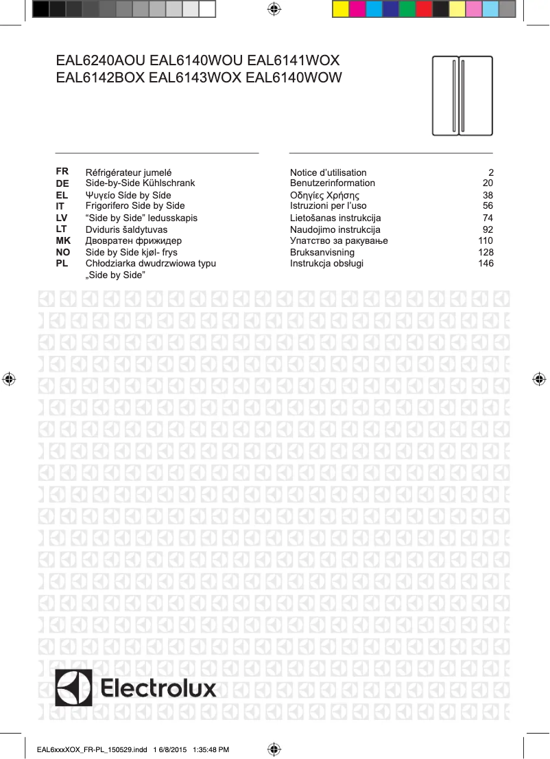 Imagen de la primera página del manual del dispositivo EAL6140WOW