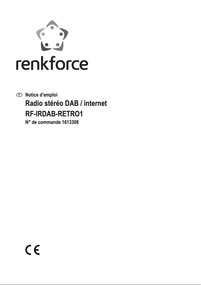 Página nº 1 - Manual de usuario Renkforce RF-IRDAB-RETRO1