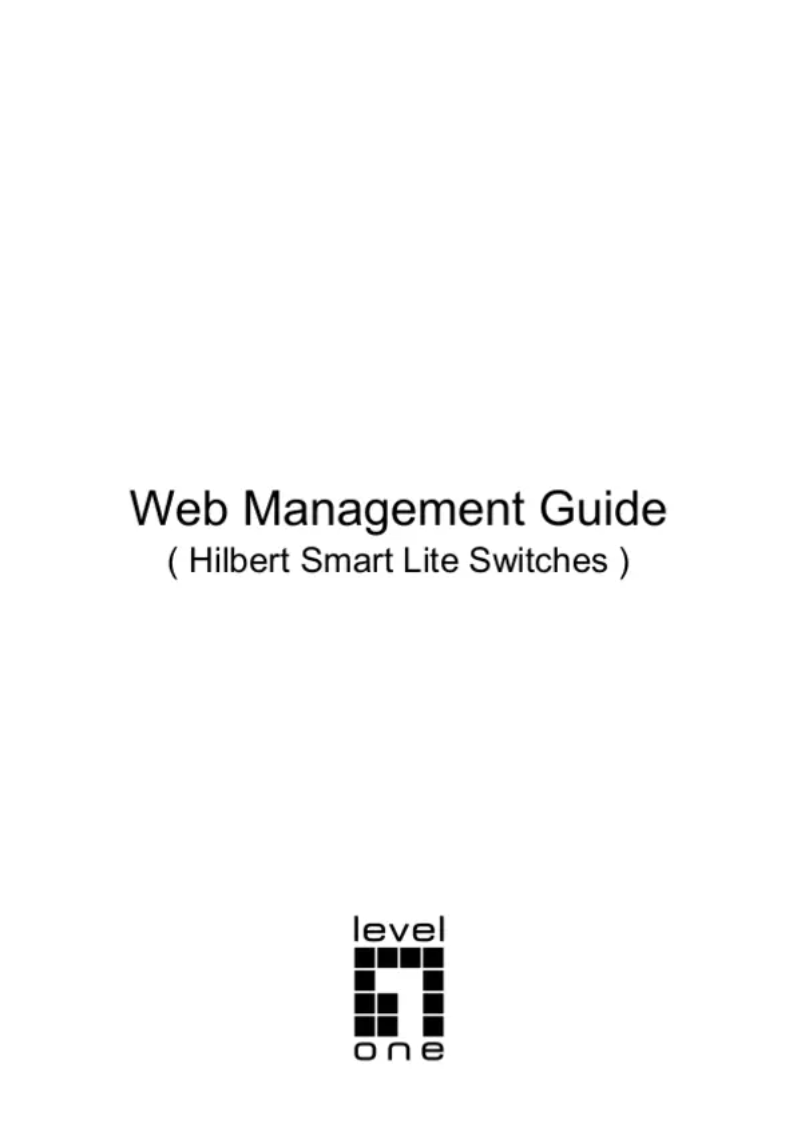Página 1 del manual Manual de instrucciones LevelOne IGS-2108P