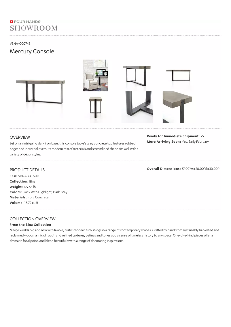 Página 1 del manual Manual de usuario Four Hands Bina VBNA-CO274B