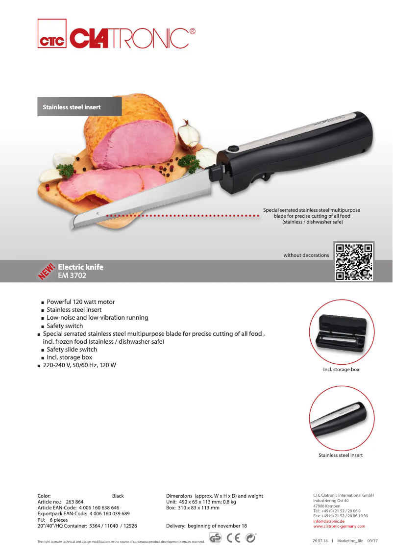 Imagen de la primera página del manual del dispositivo EM 3702