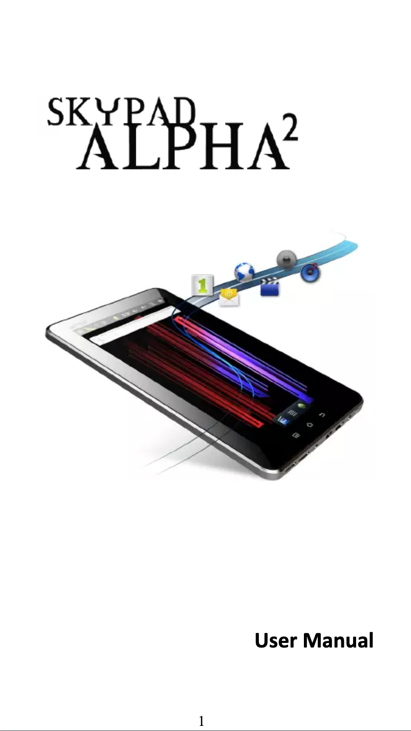 Página 1 del manual Manual de usuario Skytex Skypad Alpha 2