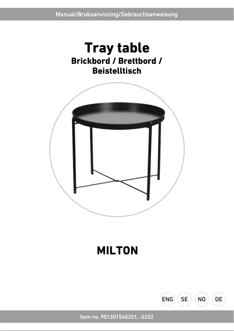 Página 1 del manual Manual de usuario Rusta Milton