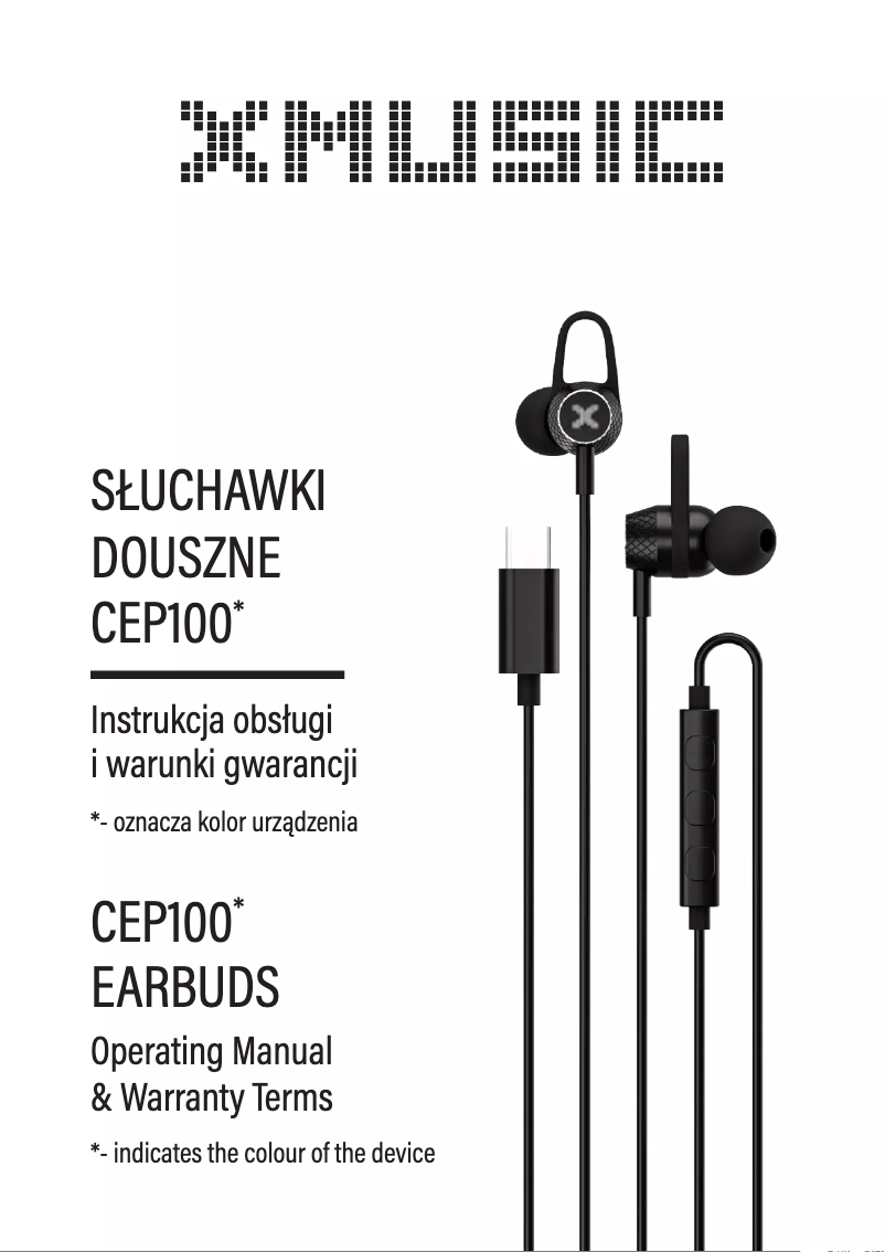 Imagen de la primera página del manual del dispositivo CEP100