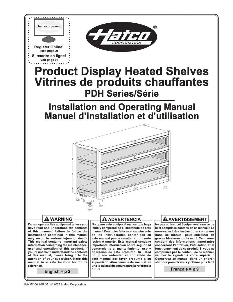 Imagen de la primera página del manual del dispositivo PDH-55T