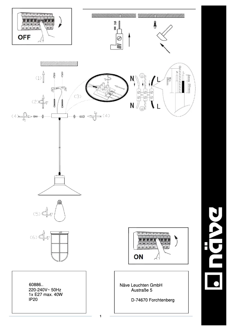 Página 1 del manual Manual de usuario Näve Alex