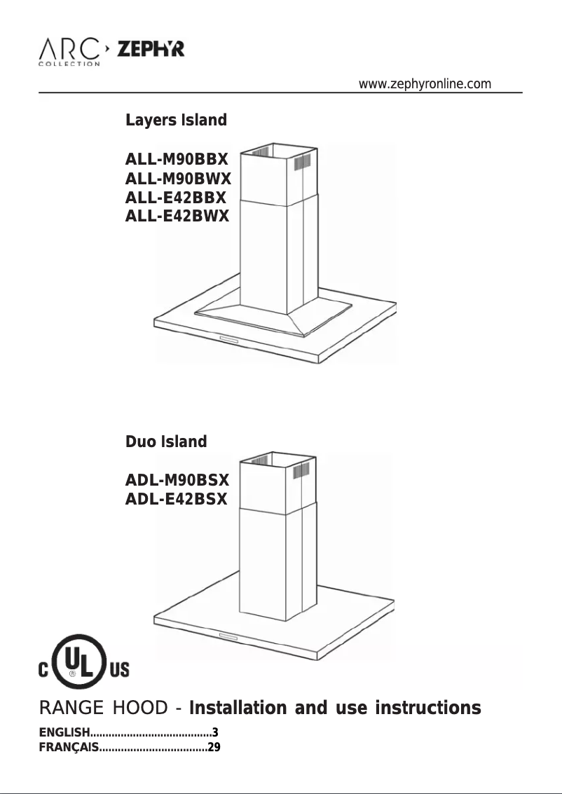 Imagen de la primera página del manual del dispositivo ADLM90BSX