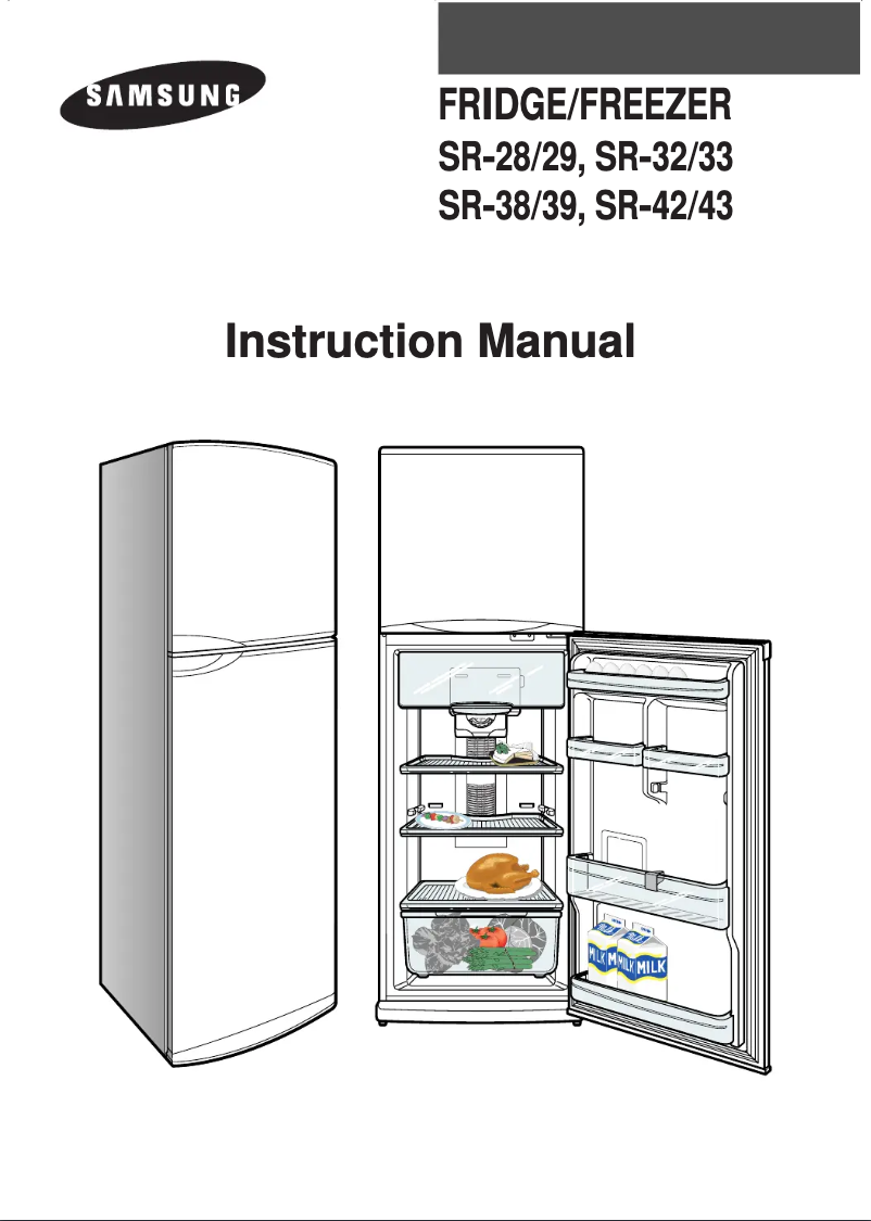Imagen de la primera página del manual del dispositivo SR-43NMB