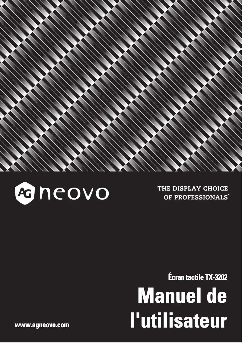 Imagen de la primera página del manual del dispositivo TX-3202