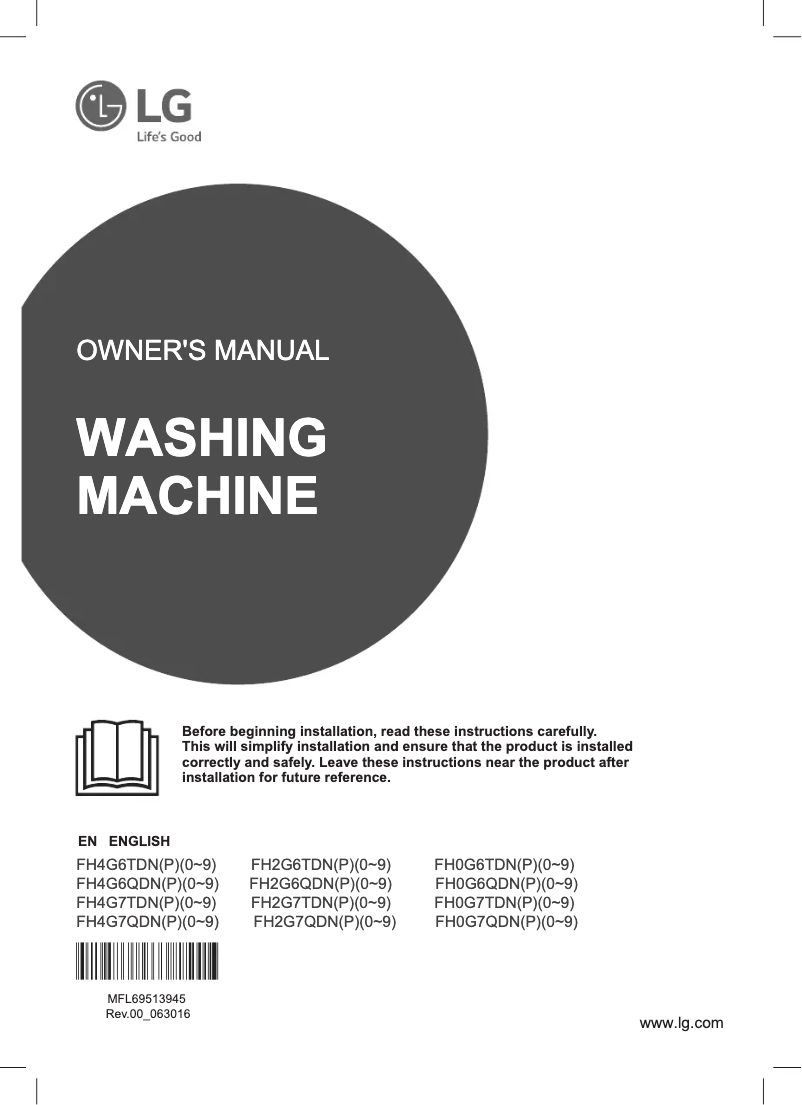 Imagen de la primera página del manual del dispositivo FH2G7TDN0