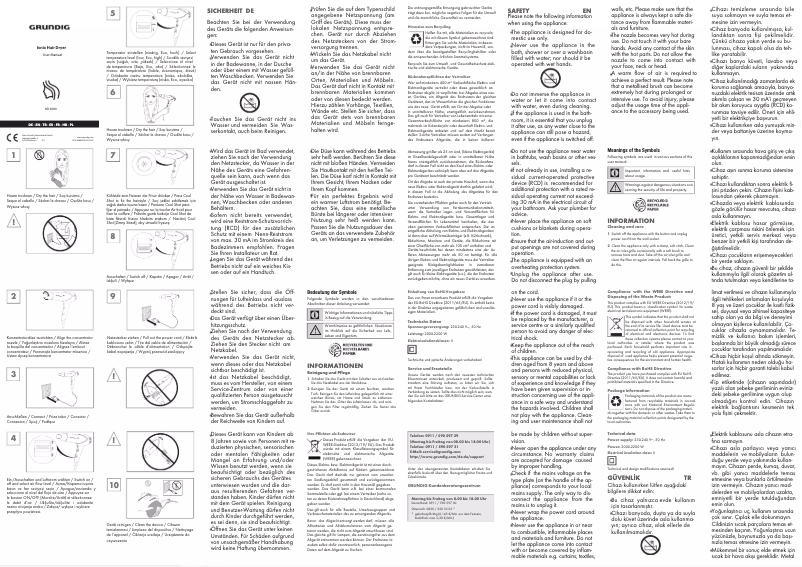 Página 1 del manual Manual de usuario Grundig HD 6080