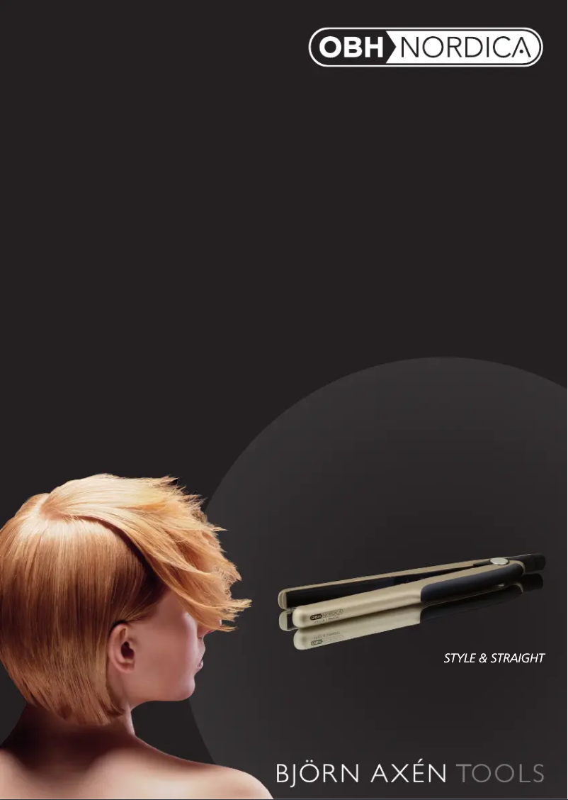 Imagen de la primera página del manual del dispositivo Style & Straight