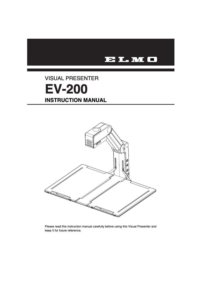 Página 1 del manual Manual de usuario Elmo EV-200