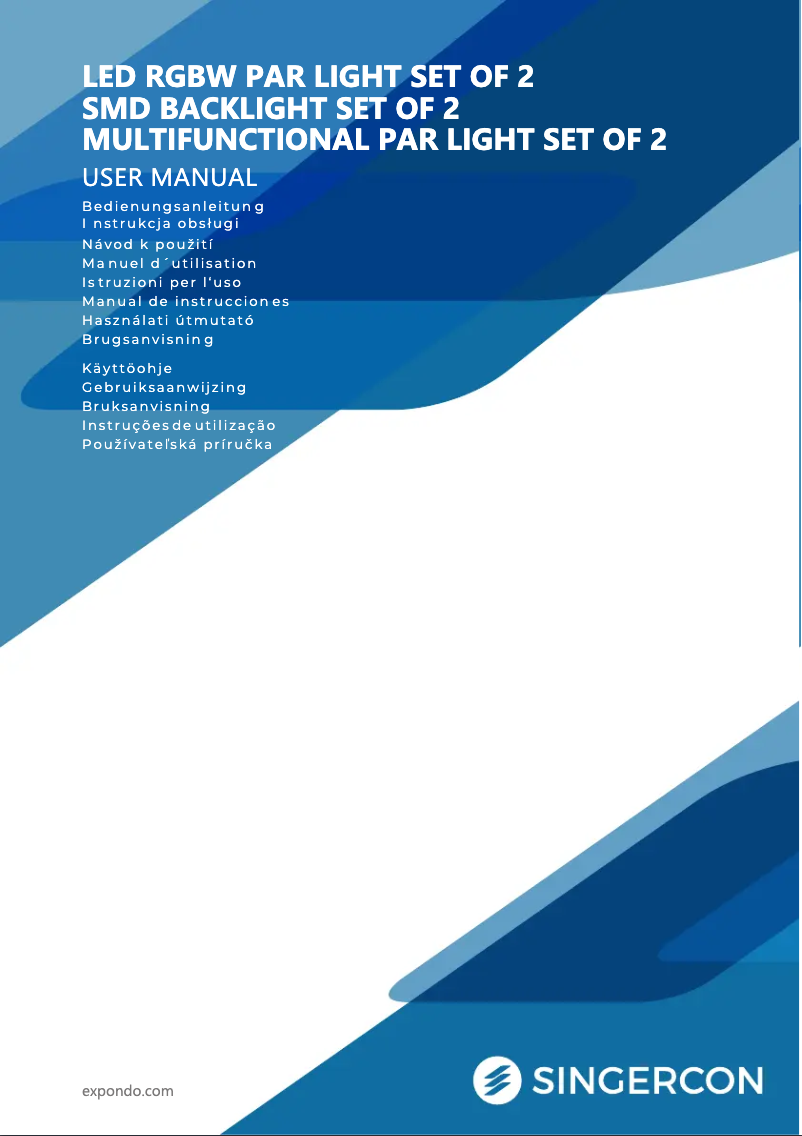 Imagen de la primera página del manual del dispositivo CON.LED-105