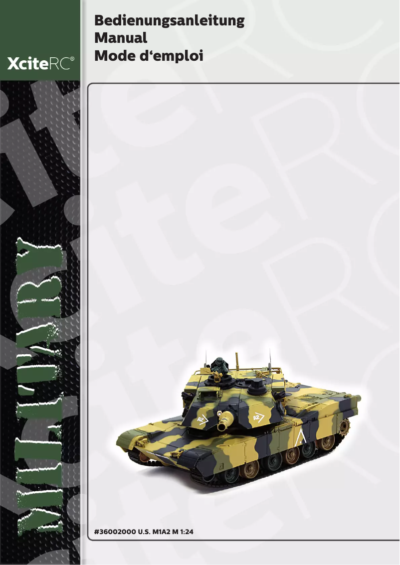 Imagen de la primera página del manual del dispositivo U.S. M1A2