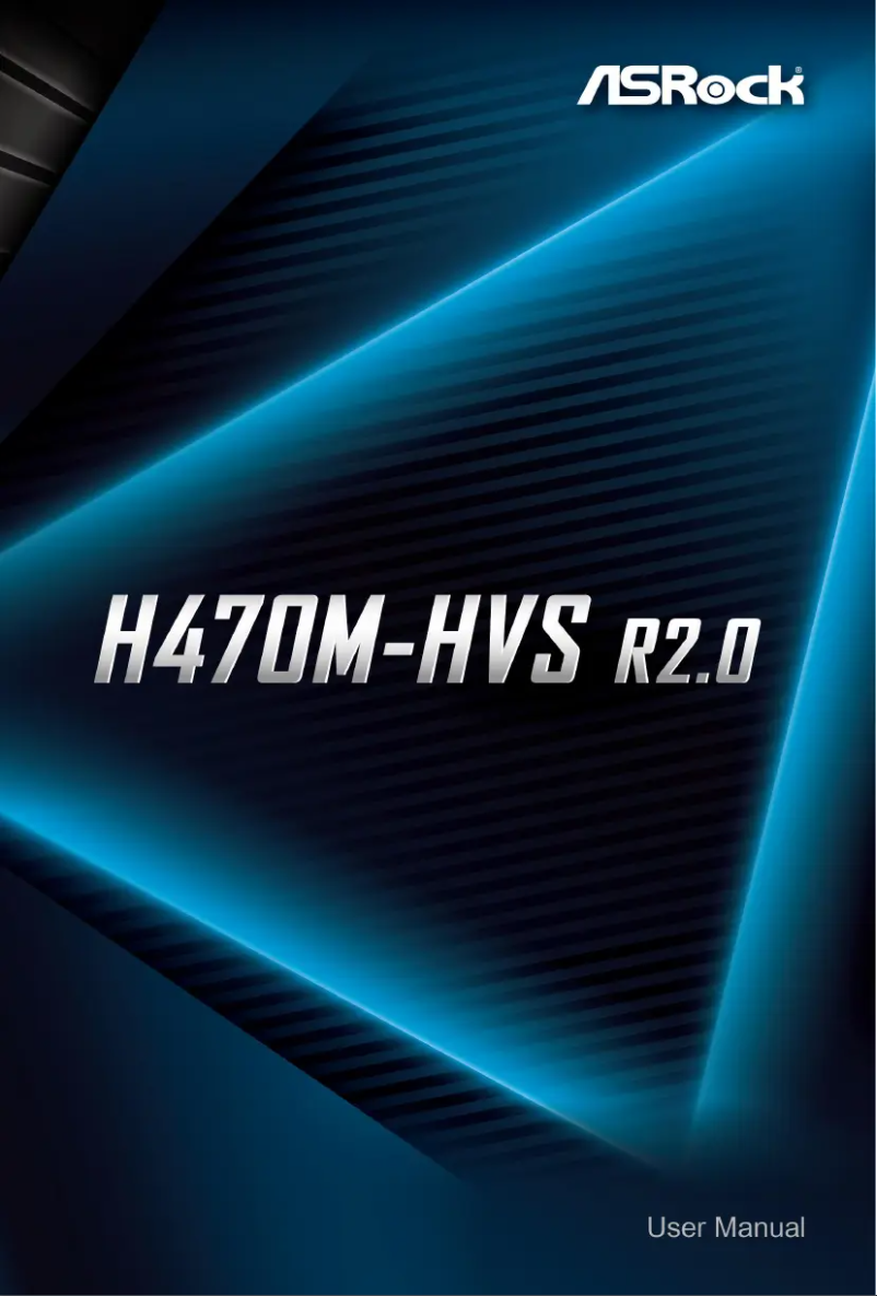 Página 1 del manual Manual de usuario Asrock H470M-HVS R2.0