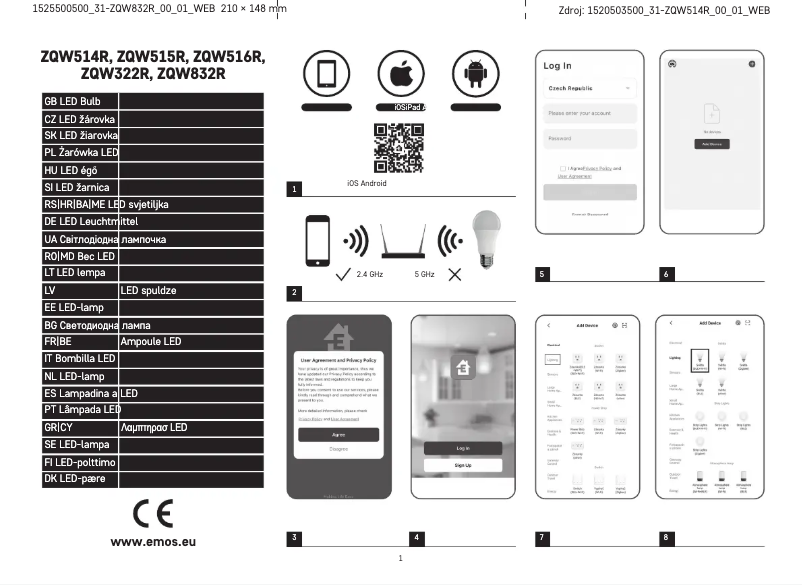 Página nº 1 - Manual de usuario Emos ZQW832R