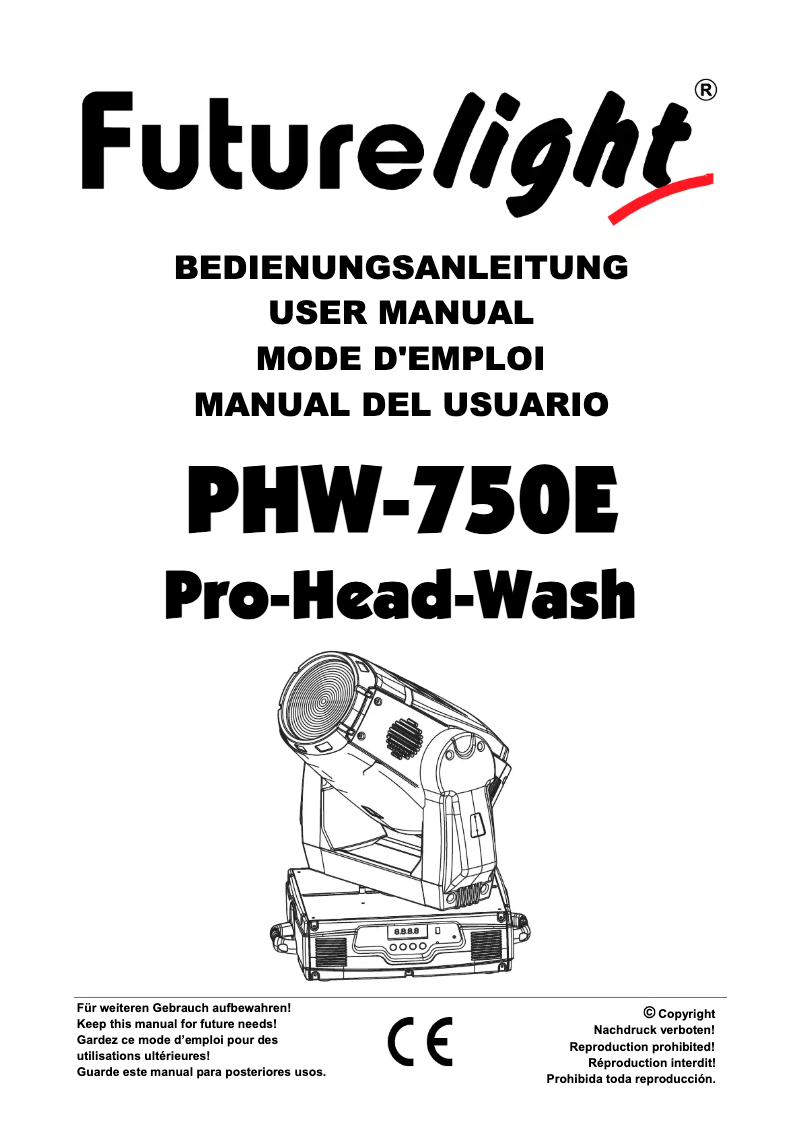 Imagen de la primera página del manual del dispositivo PHW-750E