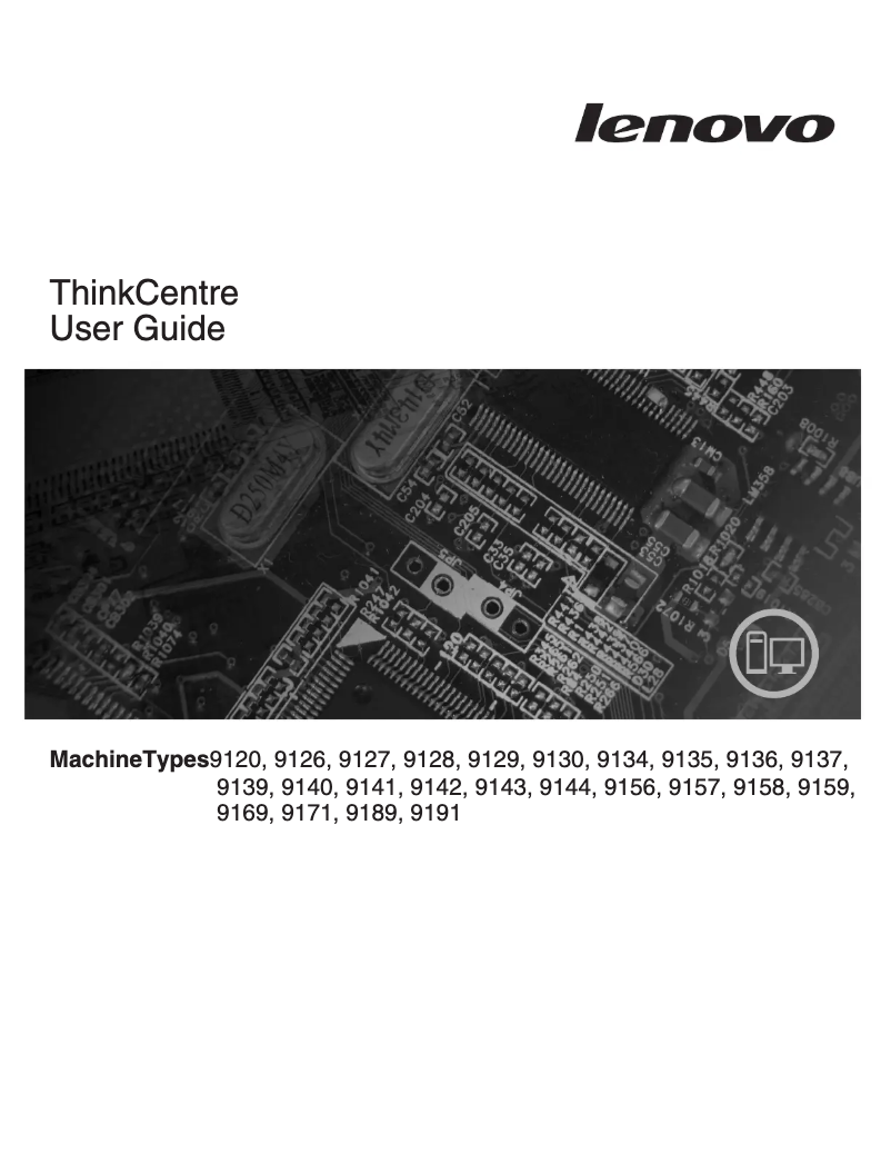 Imagen de la primera página del manual del dispositivo ThinkCentre A61