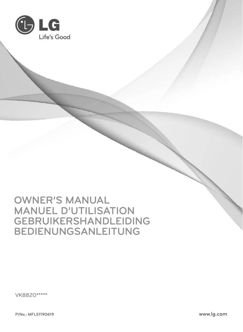 Imagen de la primera página del manual del dispositivo VK8820