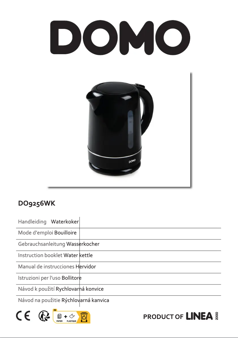 Imagen de la primera página del manual del dispositivo DO9256WK