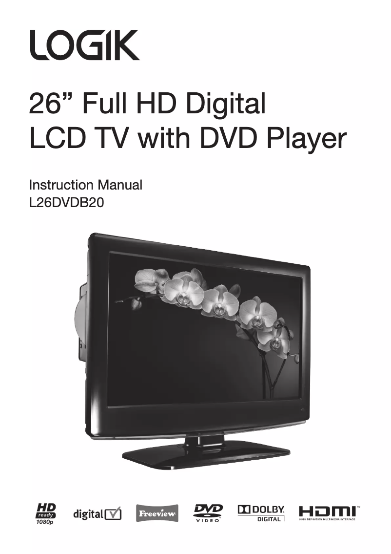 Imagen de la primera página del manual del dispositivo L26DVDB20