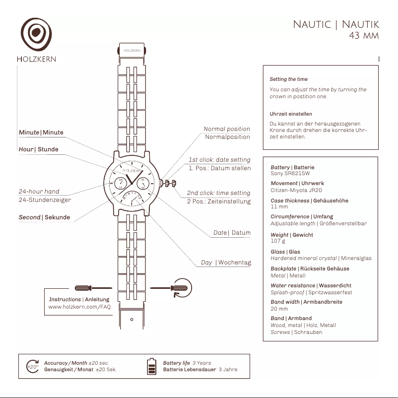 Imagen de la primera página del manual del dispositivo Tubba