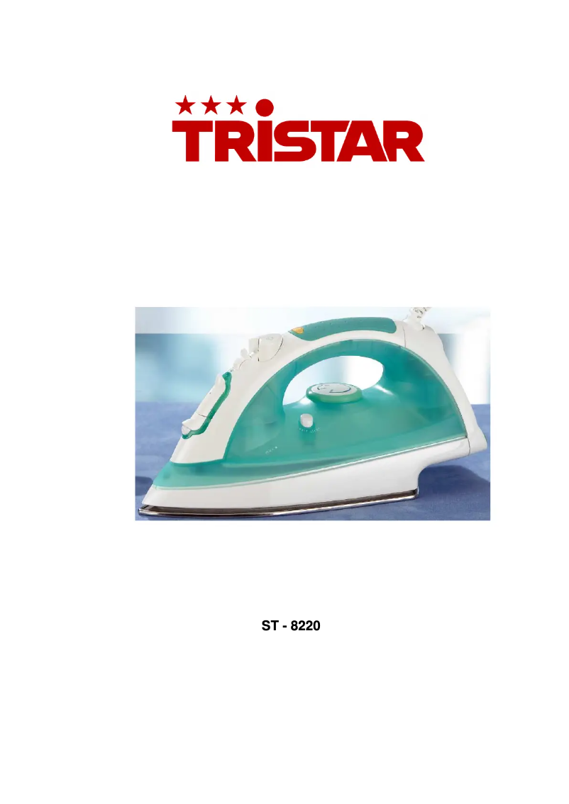 Página 1 del manual Manual de usuario TriStar ST-8220