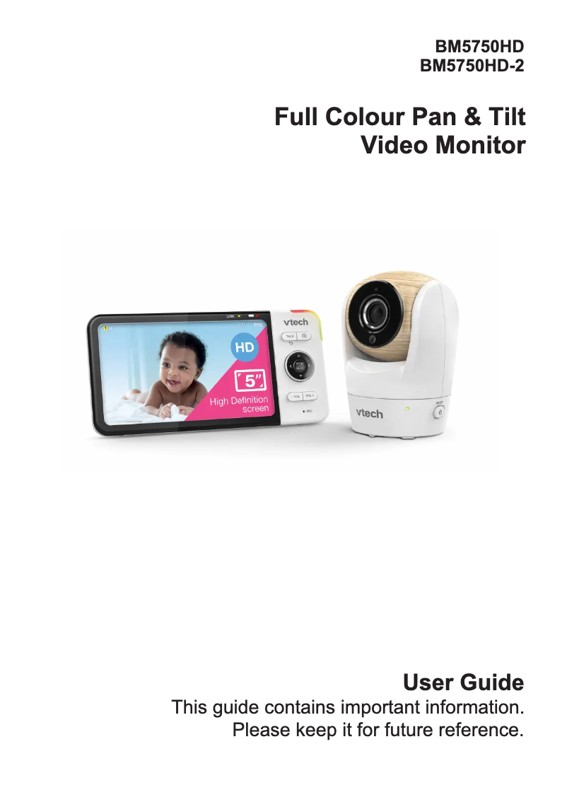 Página 1 del manual Manual de usuario Vtech BM5750HD