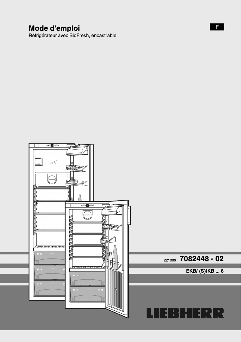Página 1 del manual Manual de usuario Liebherr IKB 2224 Premium