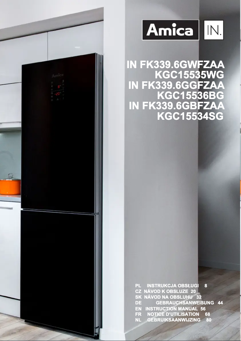 Página 1 del manual Manual de usuario Amica IN FK339.6GGF