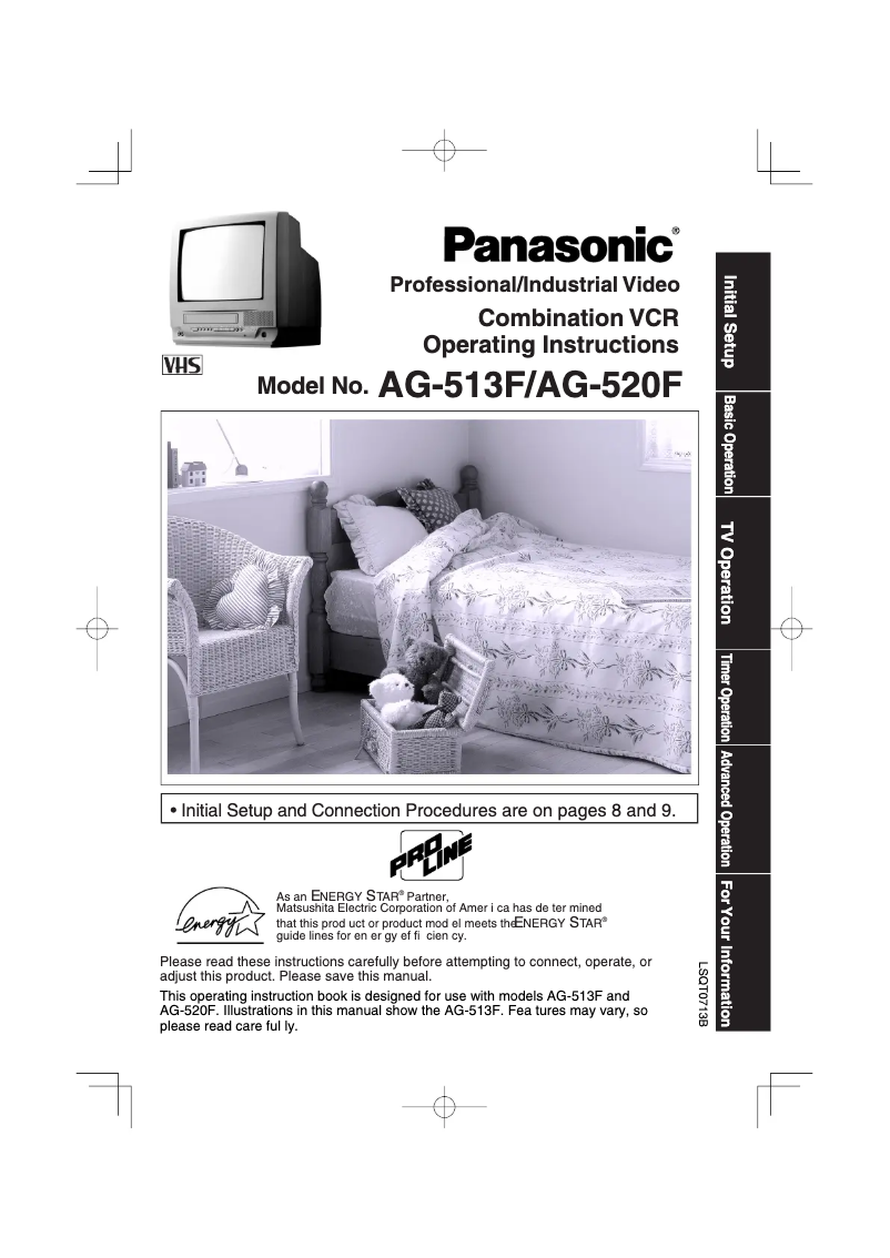 Imagen de la primera página del manual del dispositivo AG-520F