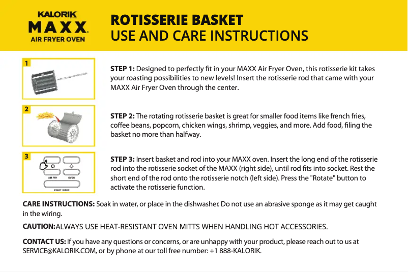 Página nº 1 - Manual de usuario Kalorik MAXX KIA 47735