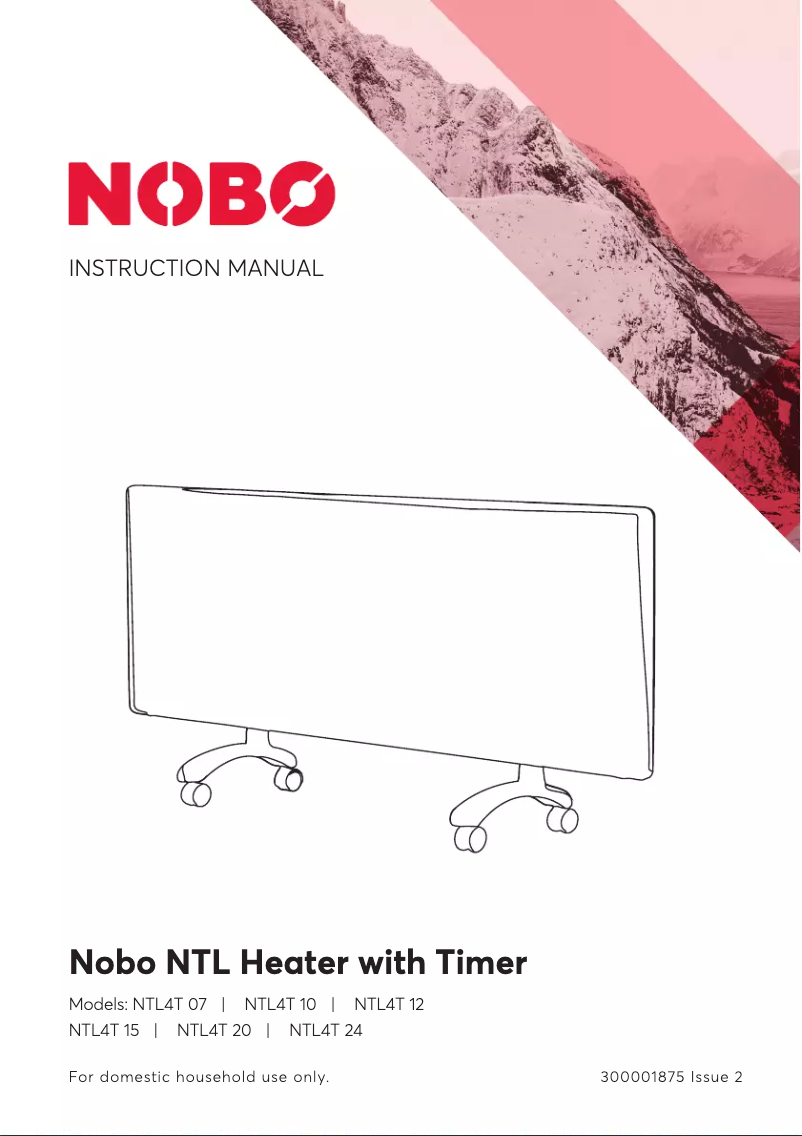 Página 1 del manual Manual de usuario Nobo NTL4T24-FS40