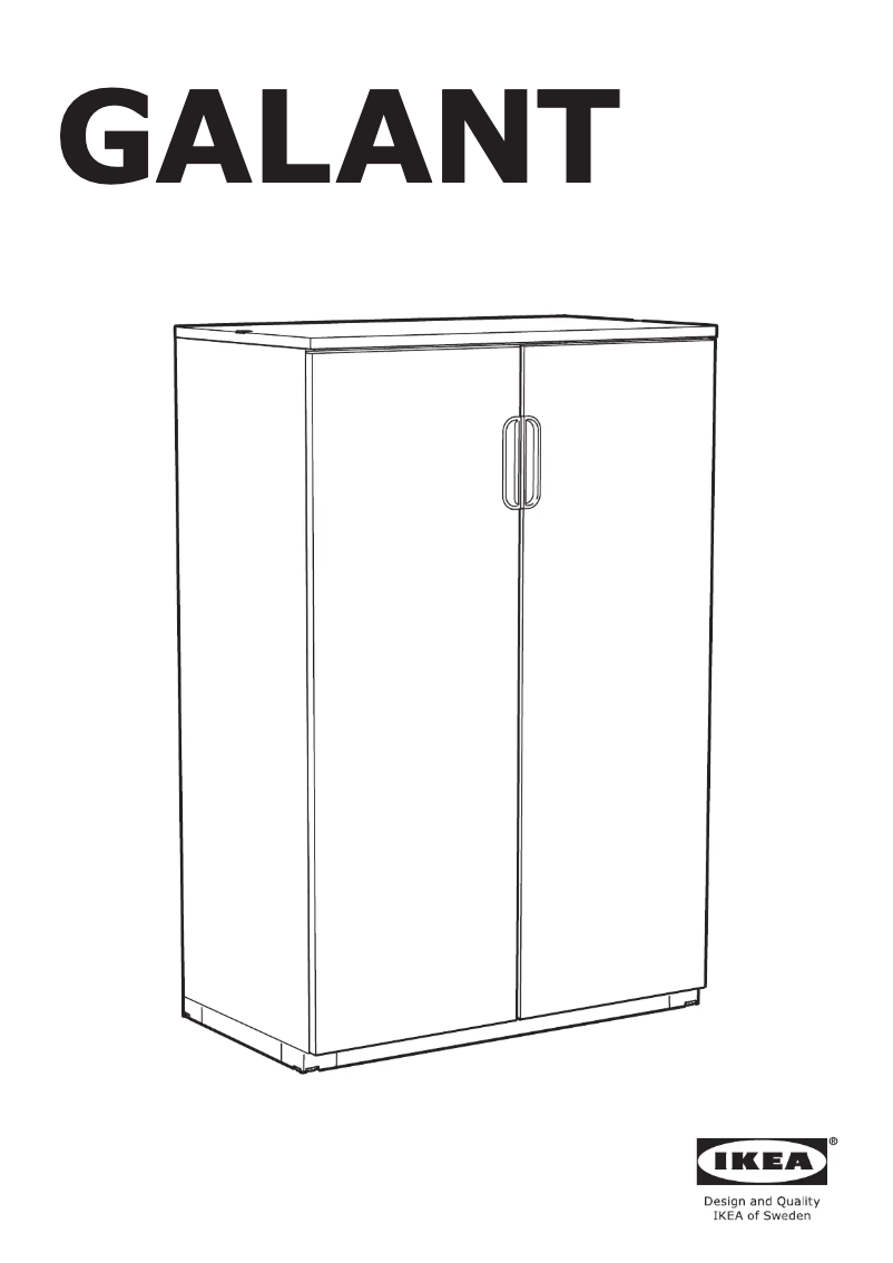 Imagen de la primera página del manual del dispositivo GALANT 903.651.42