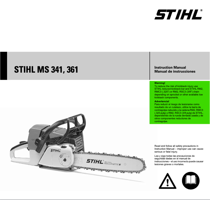 Página 1 del manual Manual de usuario Stihl MS 361