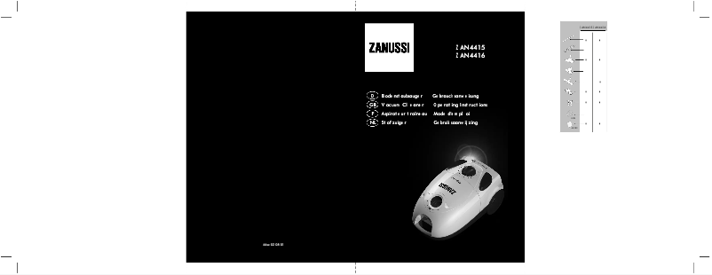 Página 1 del manual Manual de usuario Zanussi ZAN 4416