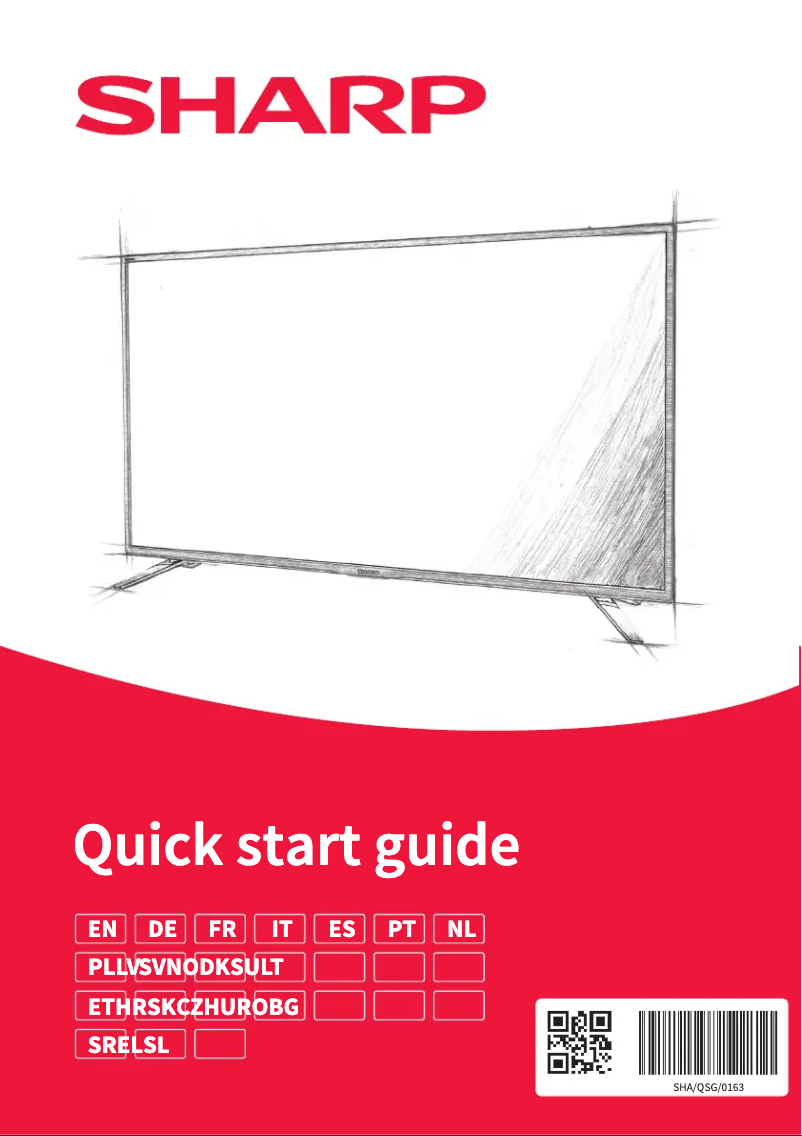 Página 1 del manual Manual de usuario Sharp 40FE2E