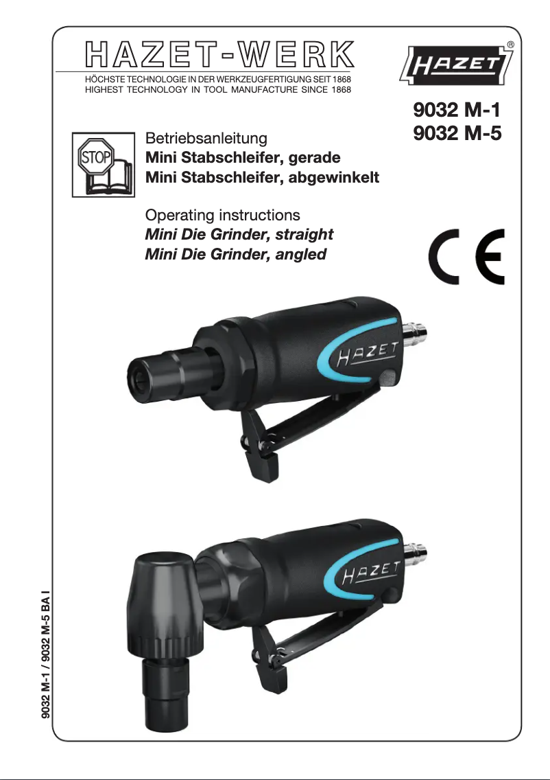 Imagen de la primera página del manual del dispositivo 9032 M-5