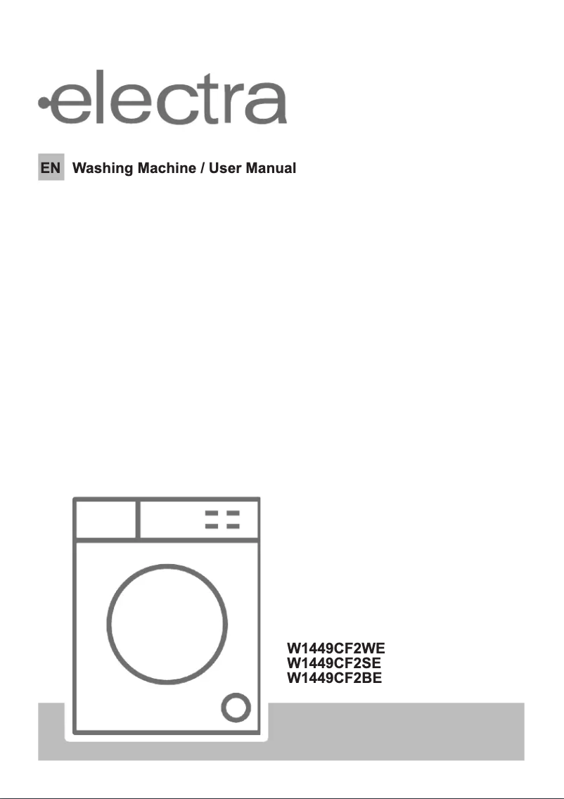 Imagen de la primera página del manual del dispositivo W1449CF2SE