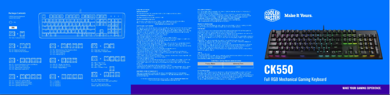 Imagen de la primera página del manual del dispositivo Coolermaster