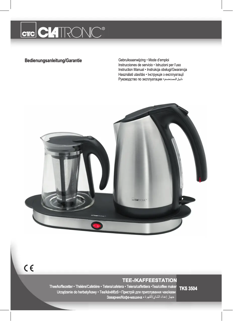Página 1 del manual Manual de usuario Clatronic TKS 3504