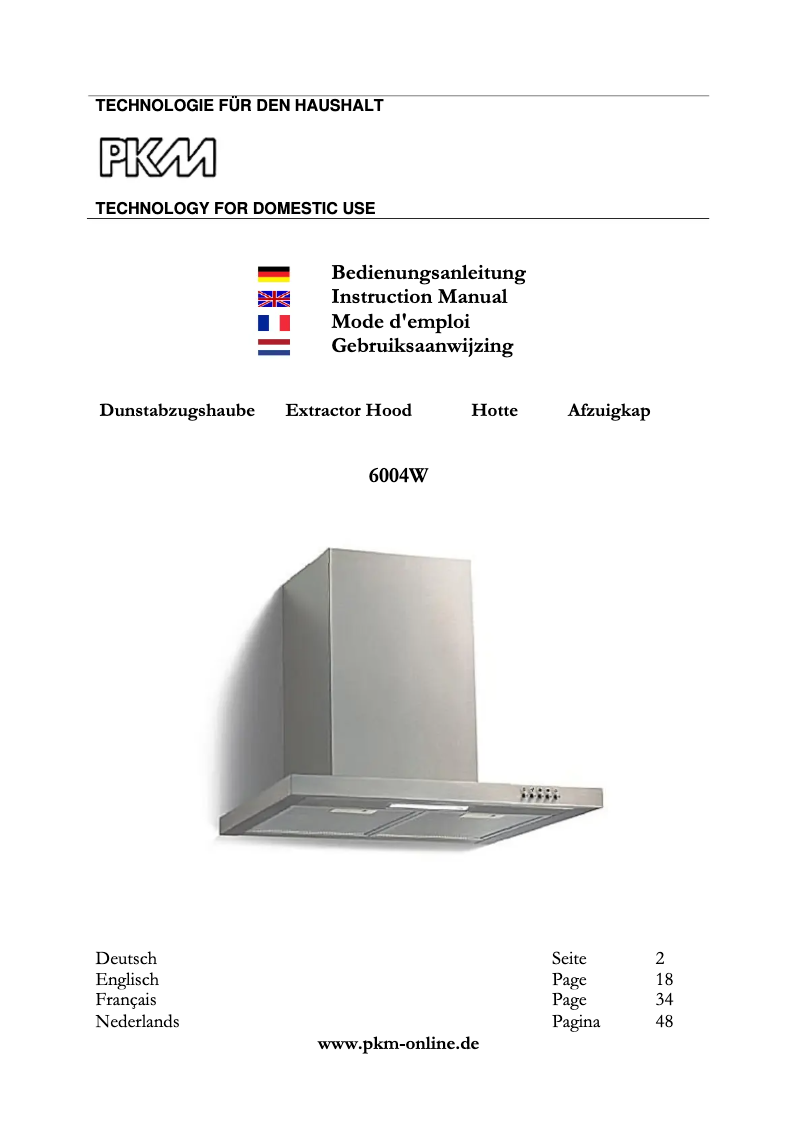 Imagen de la primera página del manual del dispositivo 6004W