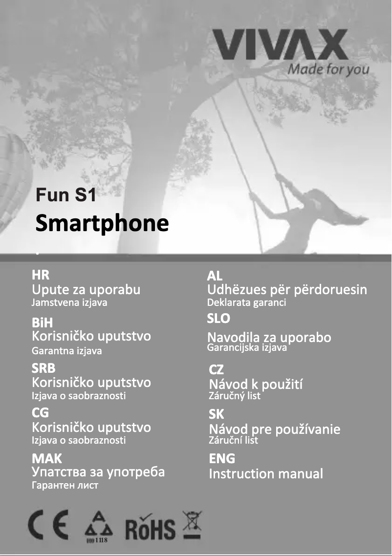 Página nº 1 - Manual de usuario Vivax Fun S1