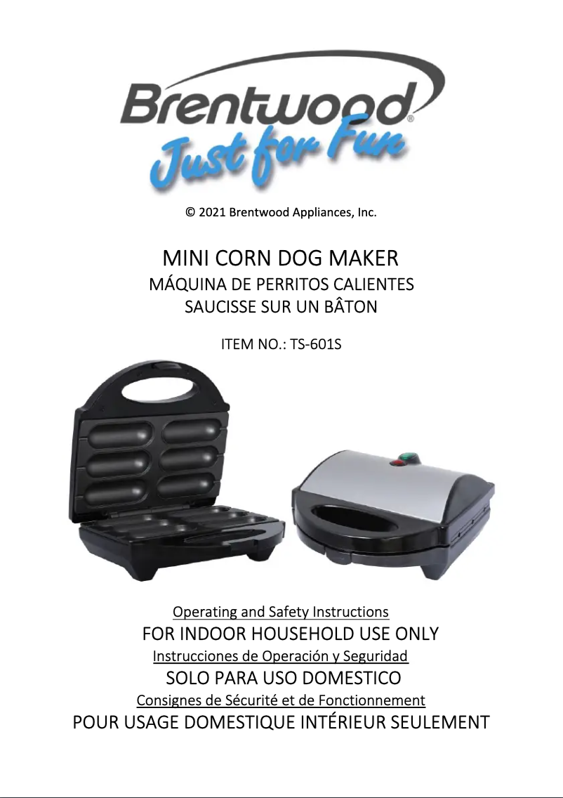 Imagen de la primera página del manual del dispositivo TS-601S