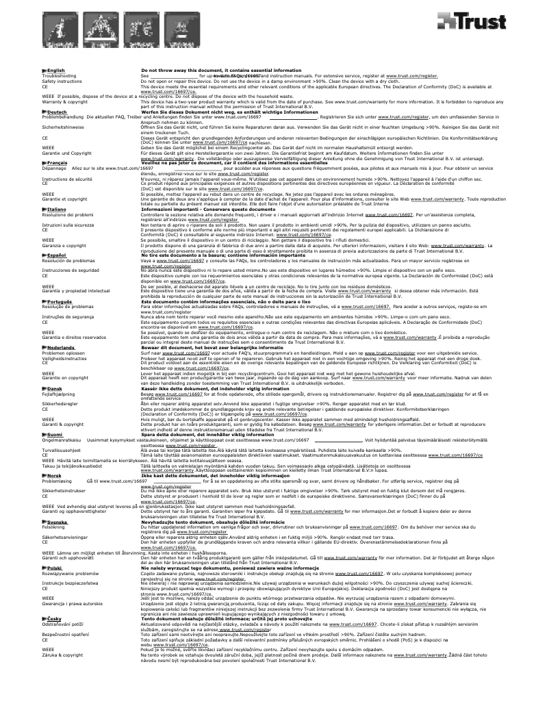 Imagen de la primera página del manual del dispositivo Mila 2.0