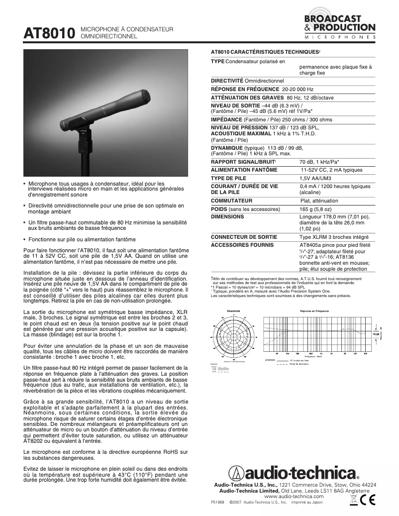 Imagen de la primera página del manual del dispositivo AT8010