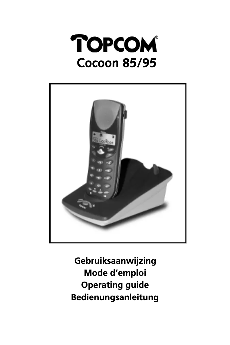 Página 1 del manual Manual de usuario Topcom Cocoon 95