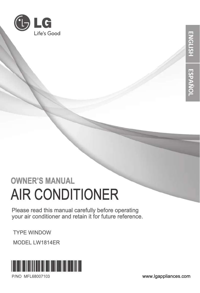 Imagen de la primera página del manual del dispositivo LW1814ER